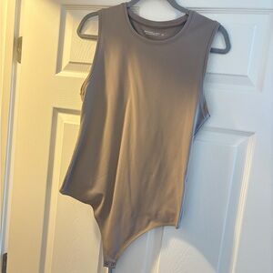 Abercrombie & Fitch Taupe Soft AF Tank